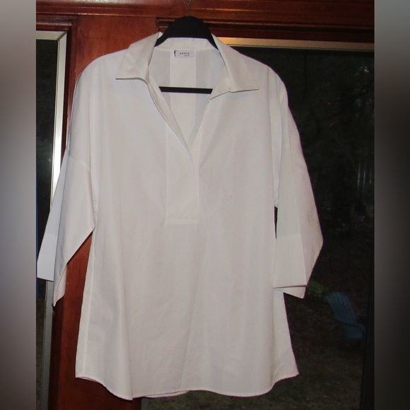 Akris Punto Cotton Kimono Shirt - Picture 2 of 4